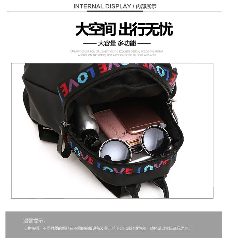 Foreign Trade Dilireba Same Style Backpack Fashion Korean Women Bag Ribbon Travel Bag Factory Wholesale One Piece Dropshipping