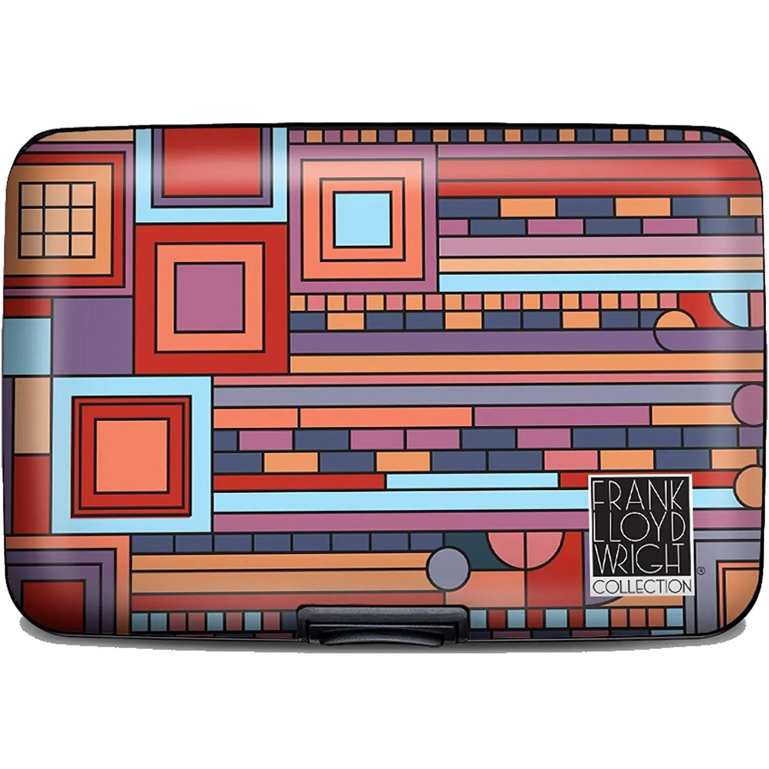 Frank Lloyd Wright Art Armored RFID Protection Wallet - Saguaro Sunset