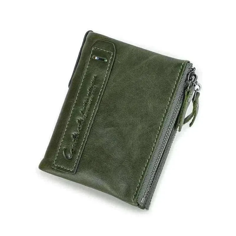 Genuine Leather Wallets - Stylish Cowhide Men's Wallet - MCW006