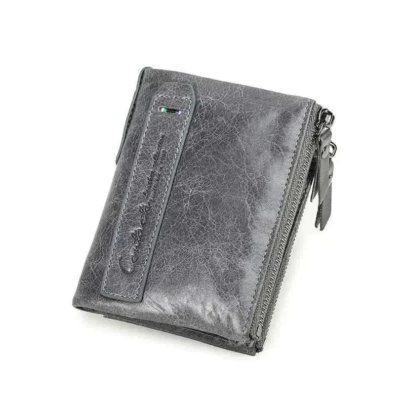 Genuine Leather Wallets - Stylish Cowhide Men's Wallet - MCW006