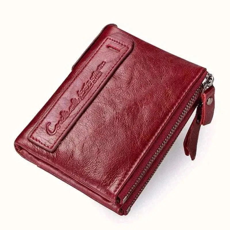 Genuine Leather Wallets - Stylish Cowhide Men's Wallet - MCW006