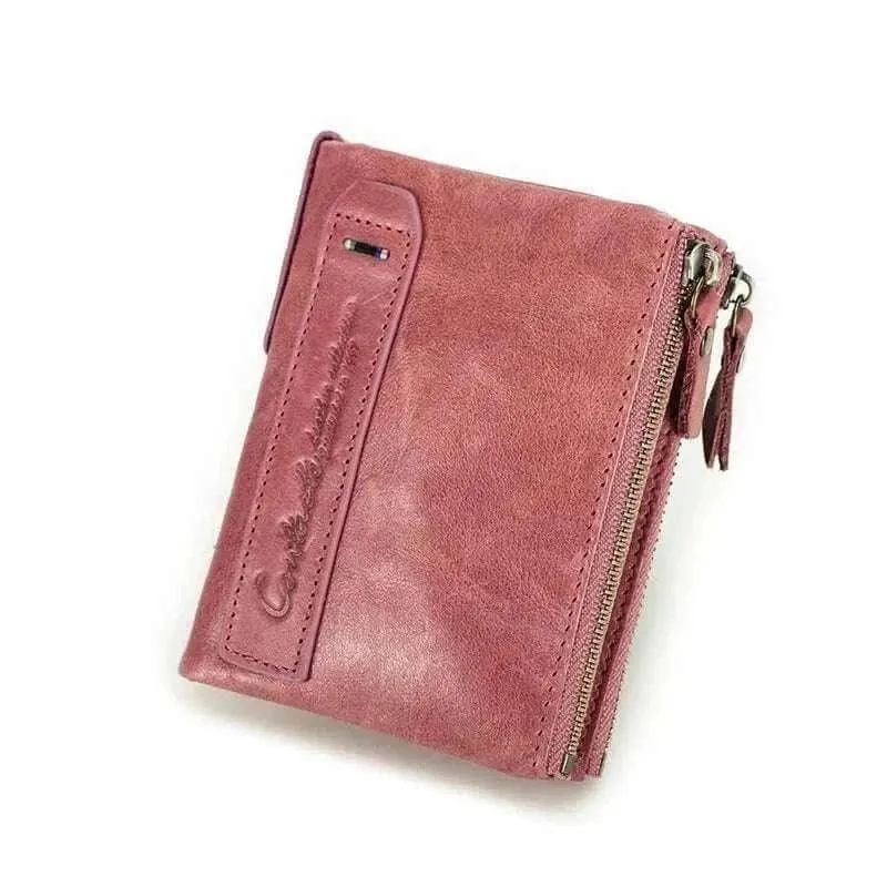 Genuine Leather Wallets - Stylish Cowhide Men's Wallet - MCW006