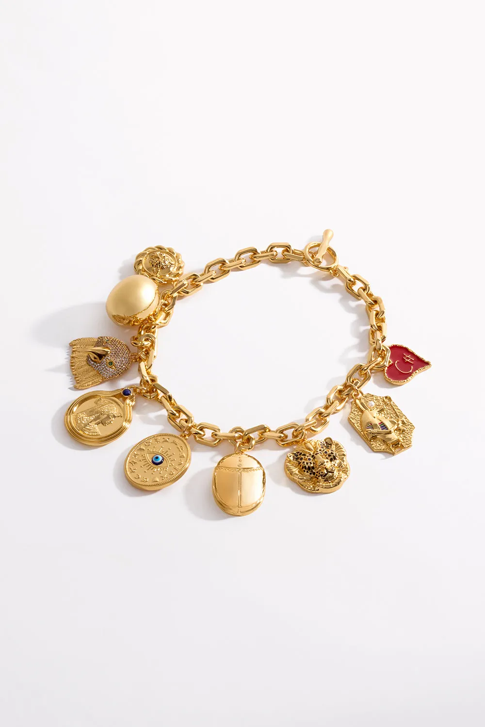 GLOBAL NOMAD CHARM NECKLACE GOLD