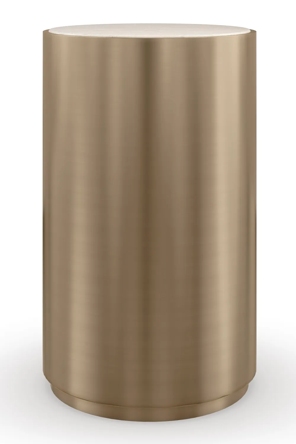 Gold Pillar Spot Table | Caracole Contrast Light