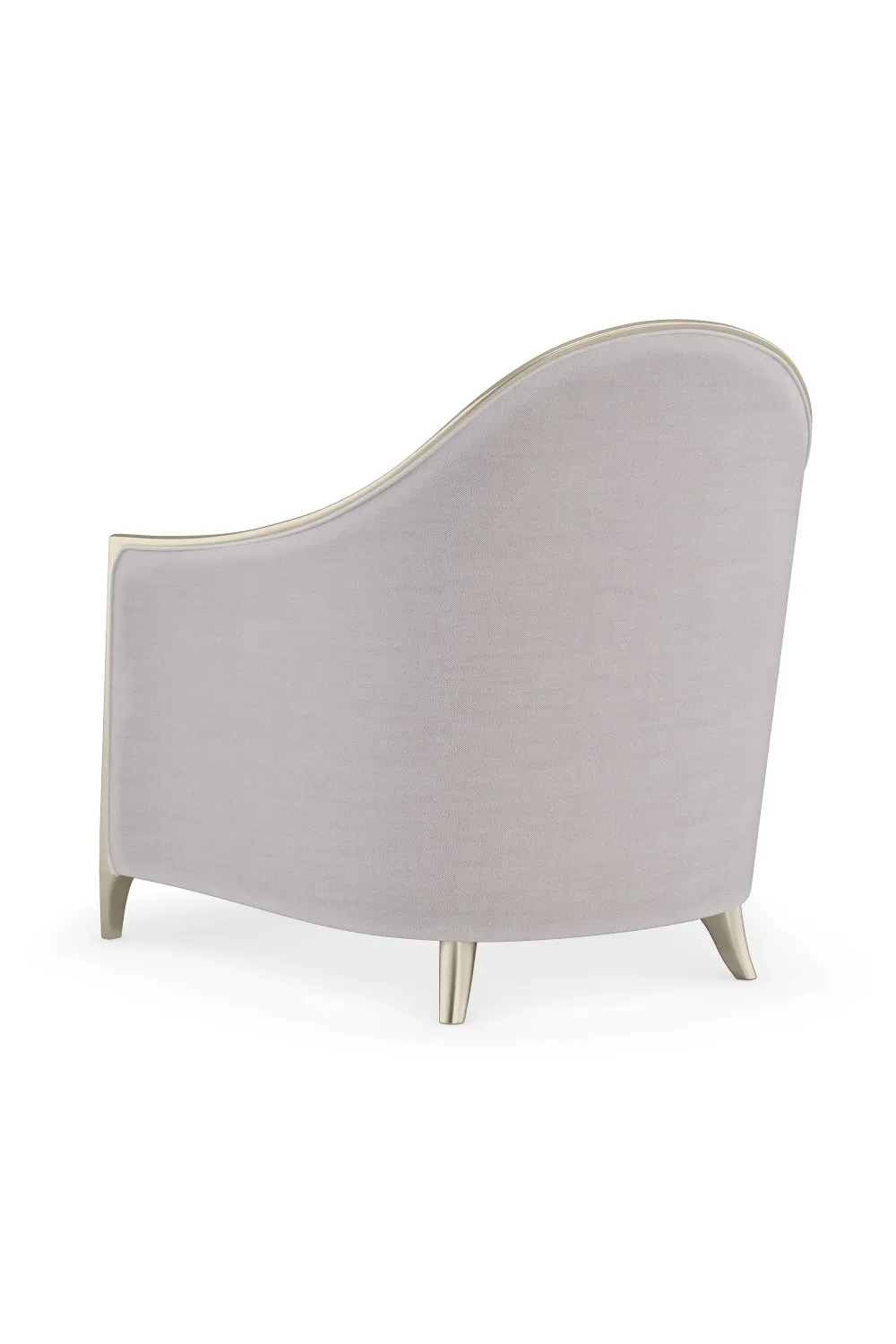 Gray Chenille Lounge Chair | Caracole Simply Stunning