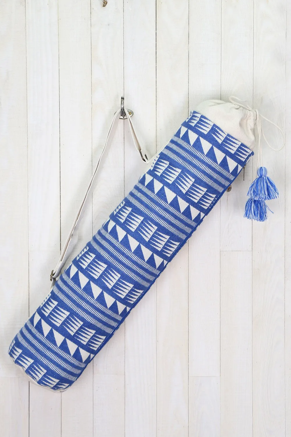 Hand Woven Jacquard Yoga Bag