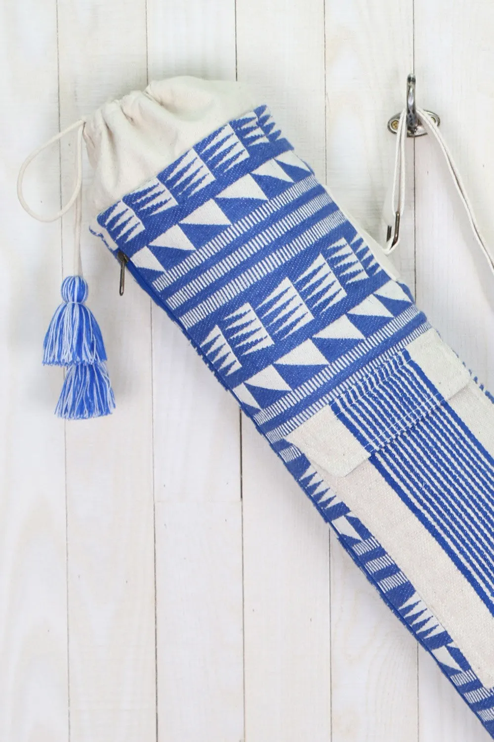 Hand Woven Jacquard Yoga Bag