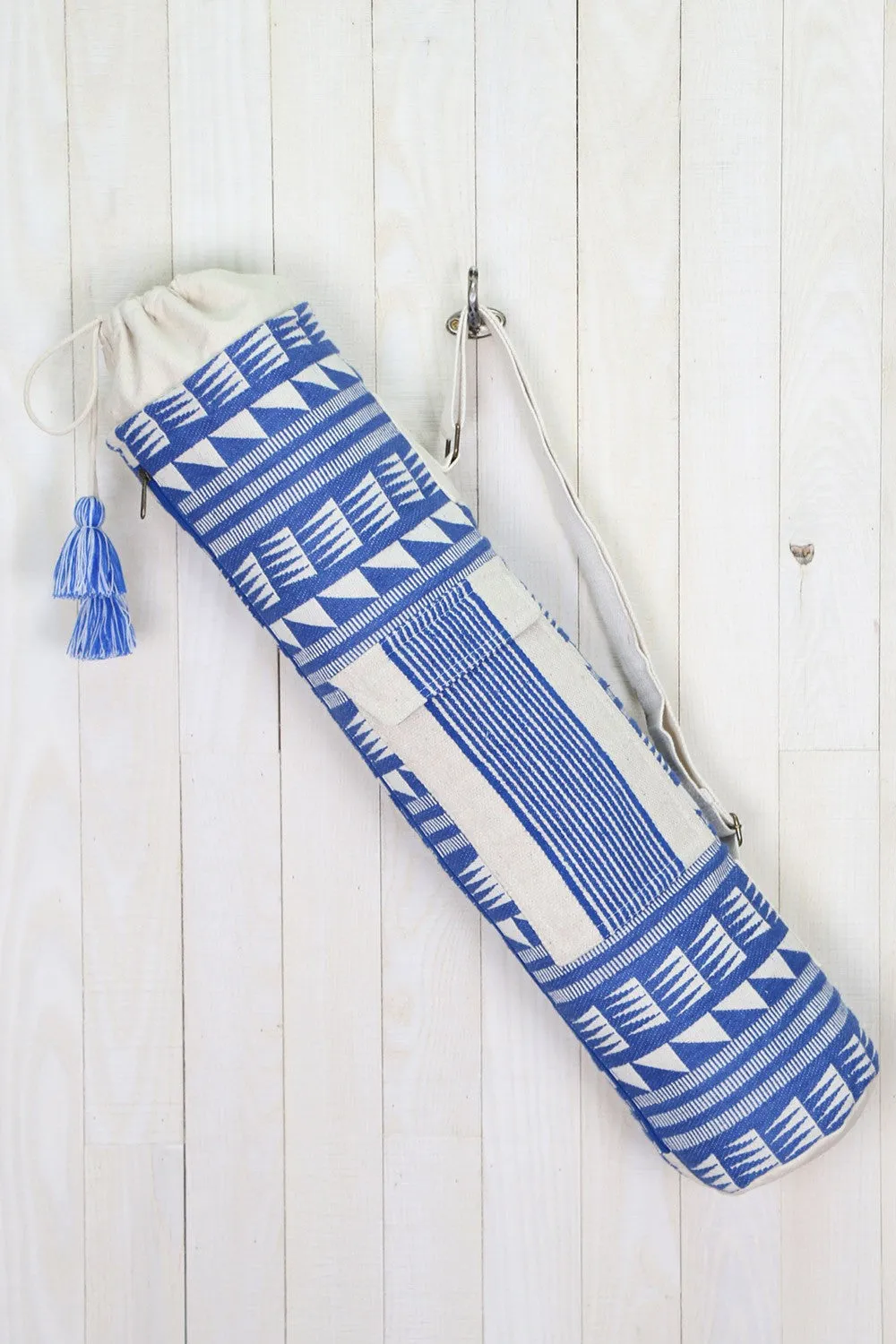 Hand Woven Jacquard Yoga Bag