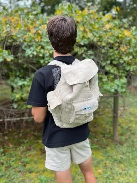 Hemp Rucksack Backpack