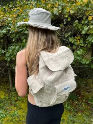 Hemp Rucksack Backpack