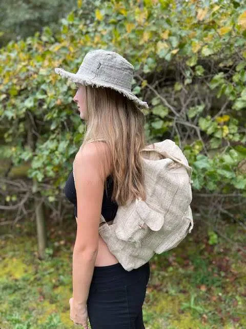 Hemp Rucksack Backpack