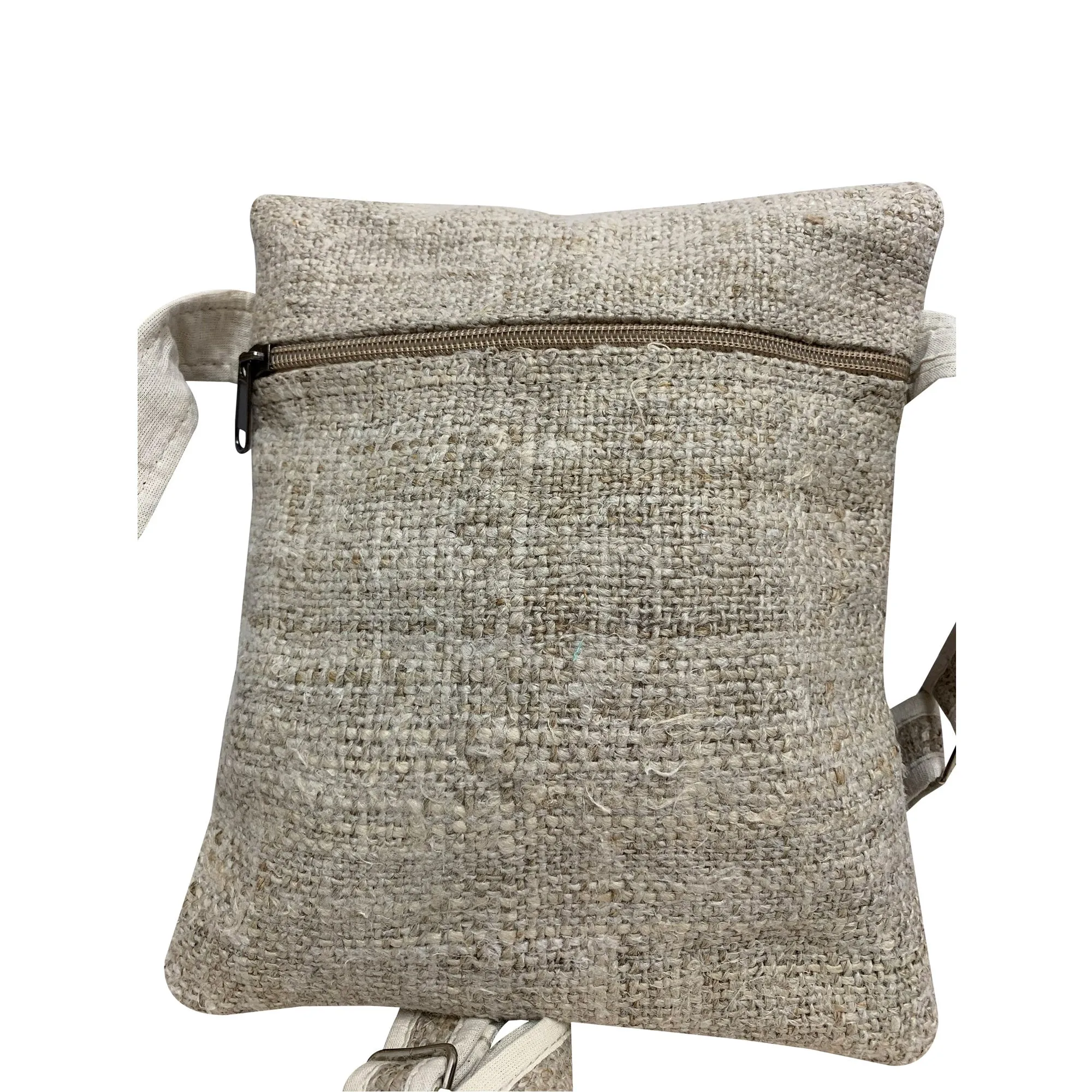 Himalayan Handmade Boho Ethnic Pure Hemp Multipocket Embroidered Fair Trade Patchwork MEDIUM SIZE Travel Passport Shoulder Crossbody Bag