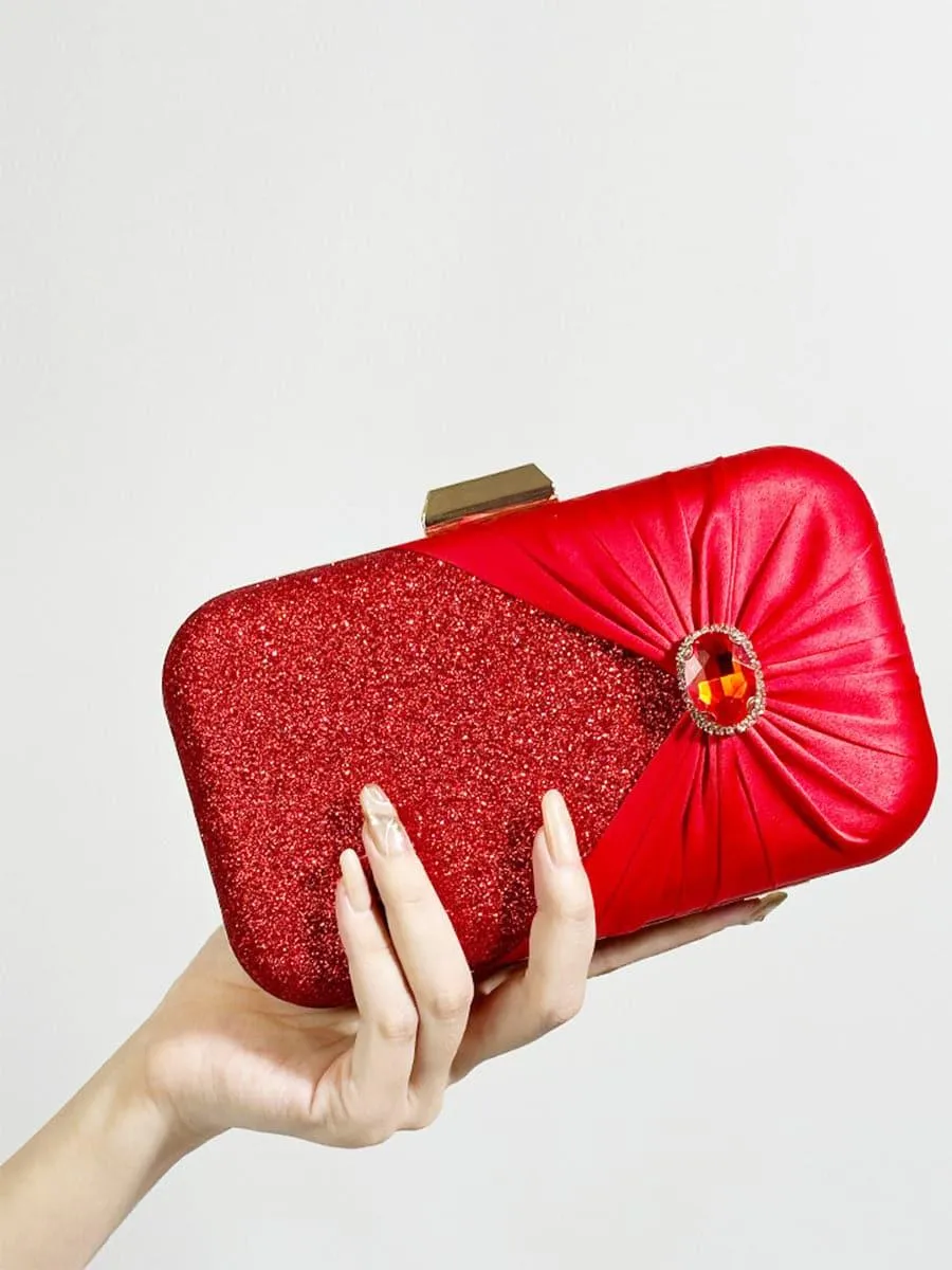 Inlaid Stone Clutch Bag MNBF080