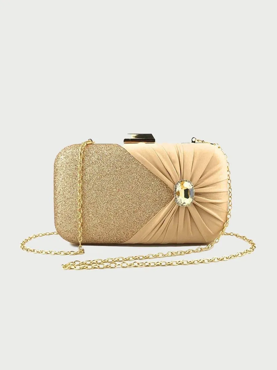 Inlaid Stone Clutch Bag MNBF080