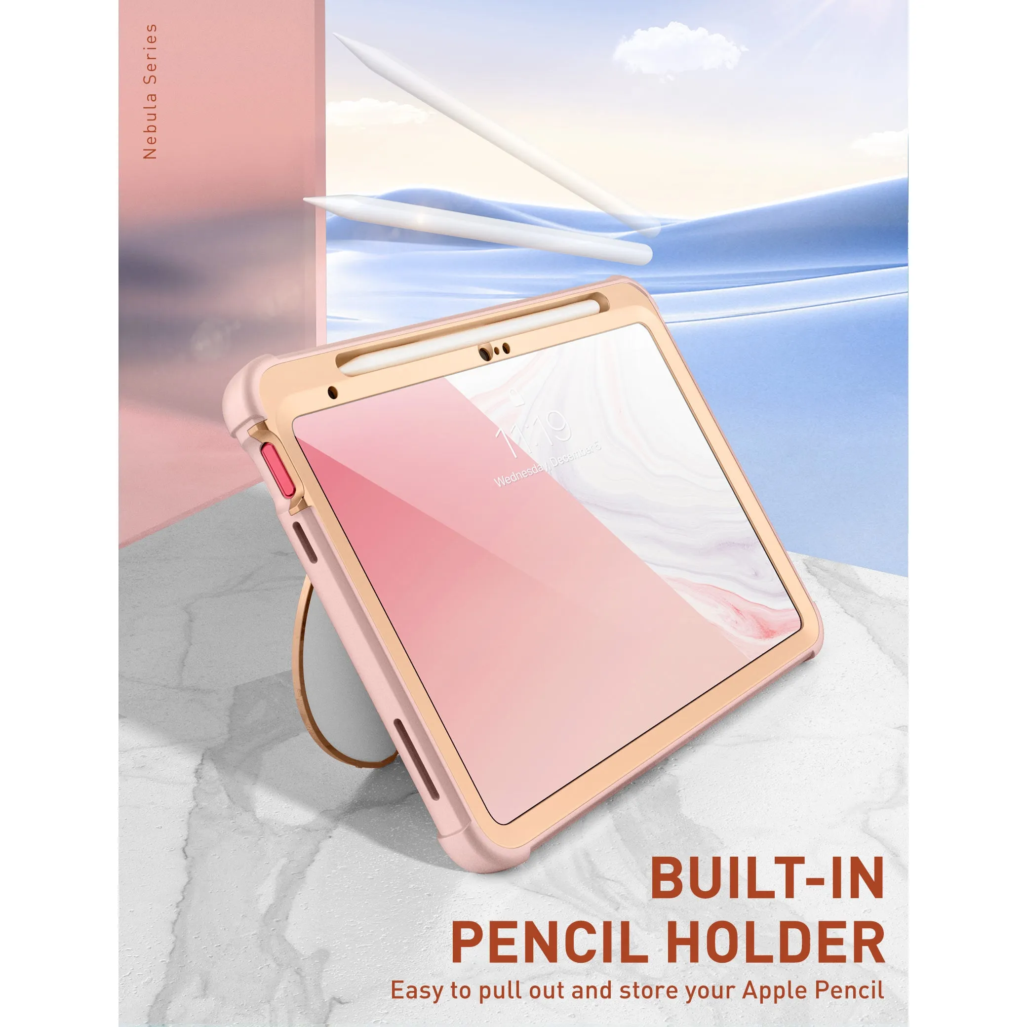 iPad 10.9 inch (2022) Cosmo Case- Pink