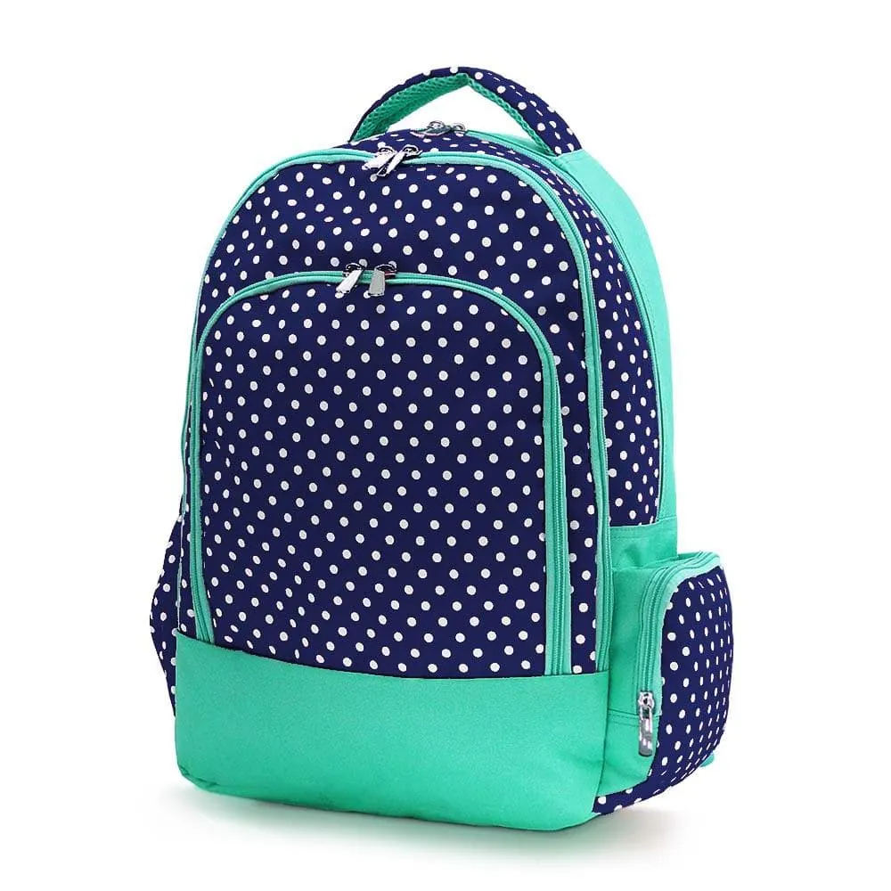 K200 | CLASSIC SCHOOL BACKPACK -DOTS & STRIPES