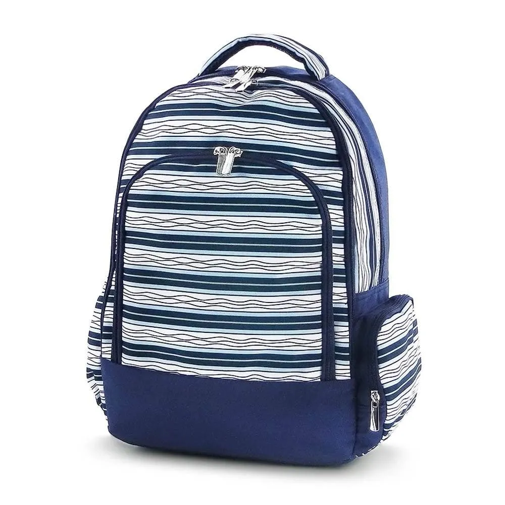 K200 | CLASSIC SCHOOL BACKPACK -DOTS & STRIPES