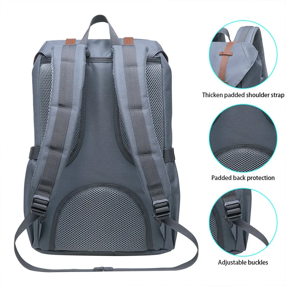 KAUKKO Backpack for city trips, EP5-7 ( Grey / 16.1L )