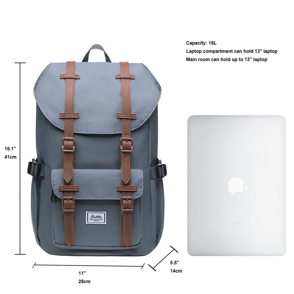 KAUKKO Backpack for city trips, EP5-7 ( Grey / 16.1L )