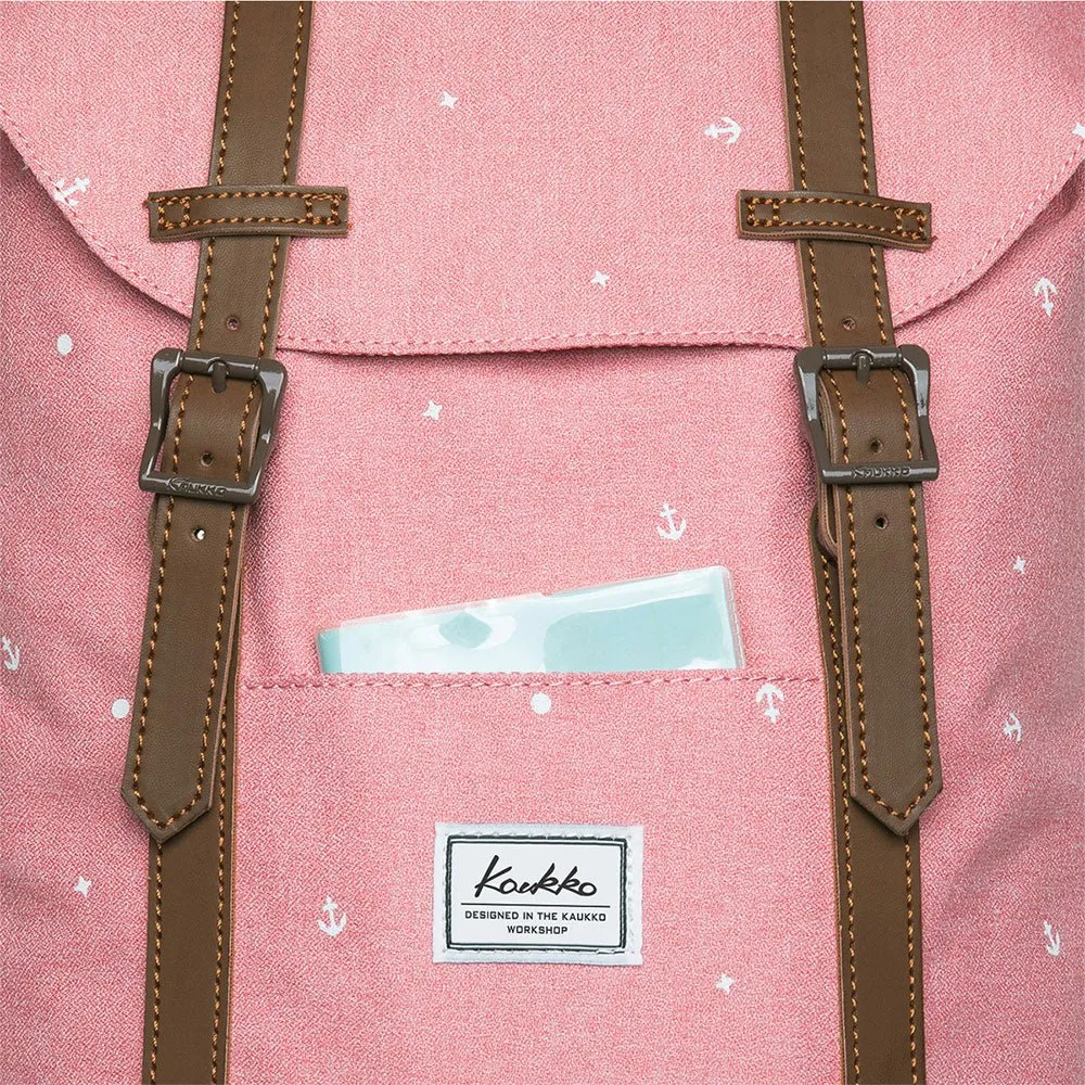 KAUKKO Backpack for city trips, EP6-5 ( Pink / 17.8L )