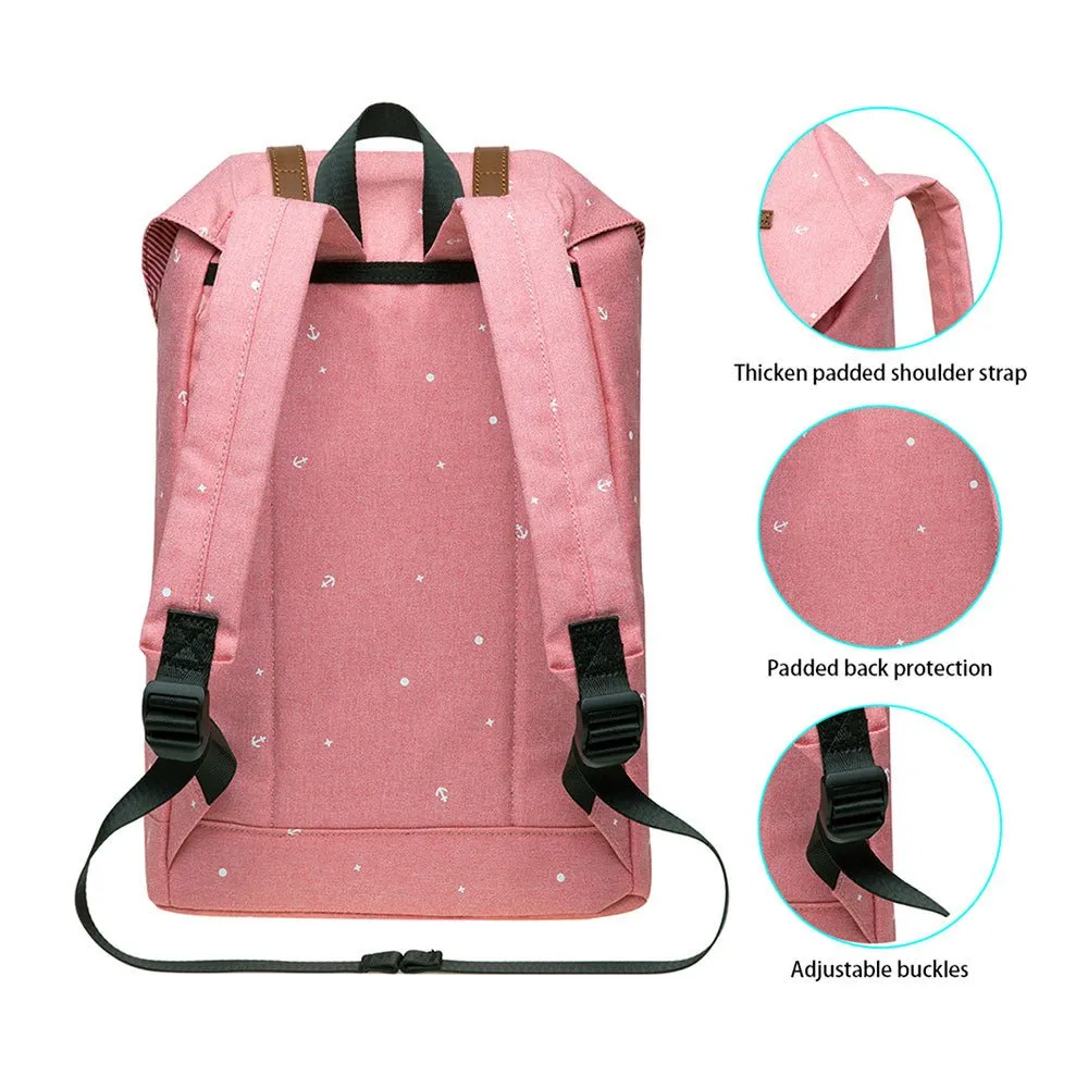 KAUKKO Backpack for city trips, EP6-5 ( Pink / 17.8L )