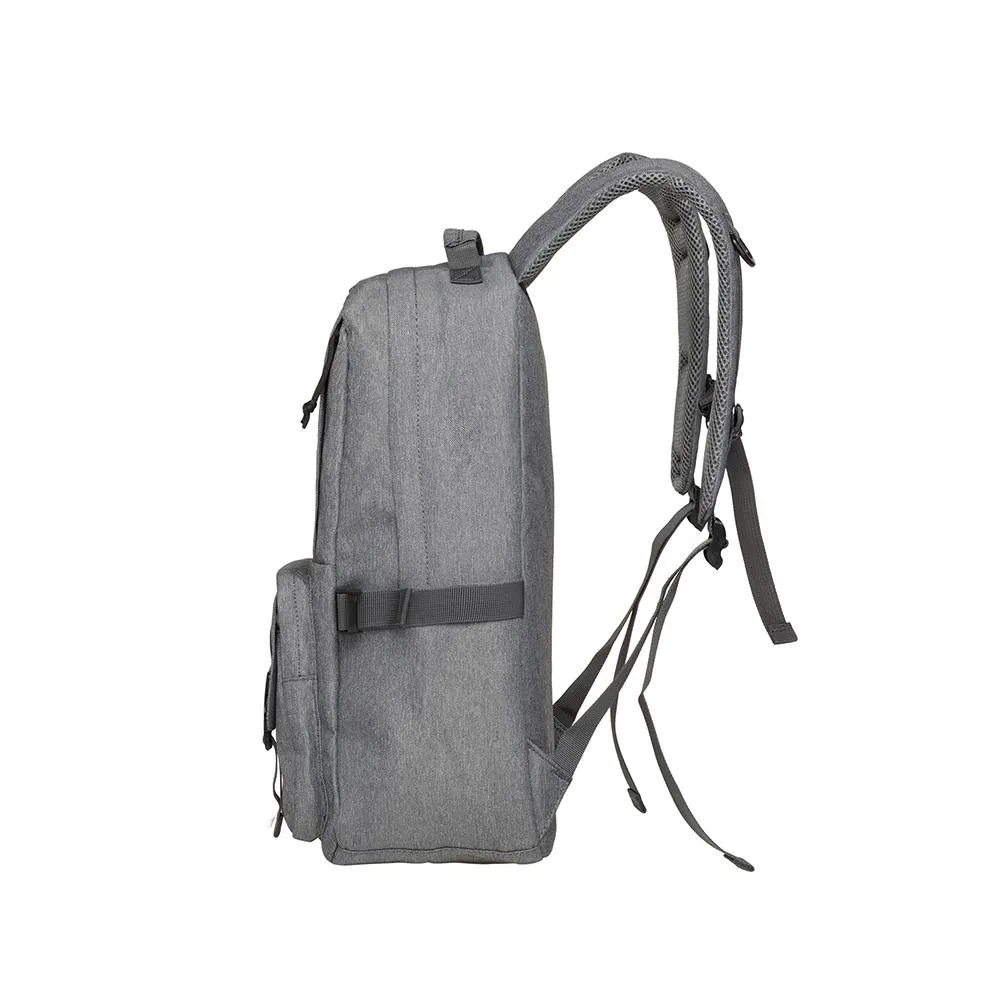 KAUKKO Backpack for School,  KS21 ( Grey-2 / 18.4L )