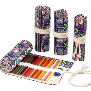 Kids Colored Kawaii Pen/Pencil Case with 48 Holes