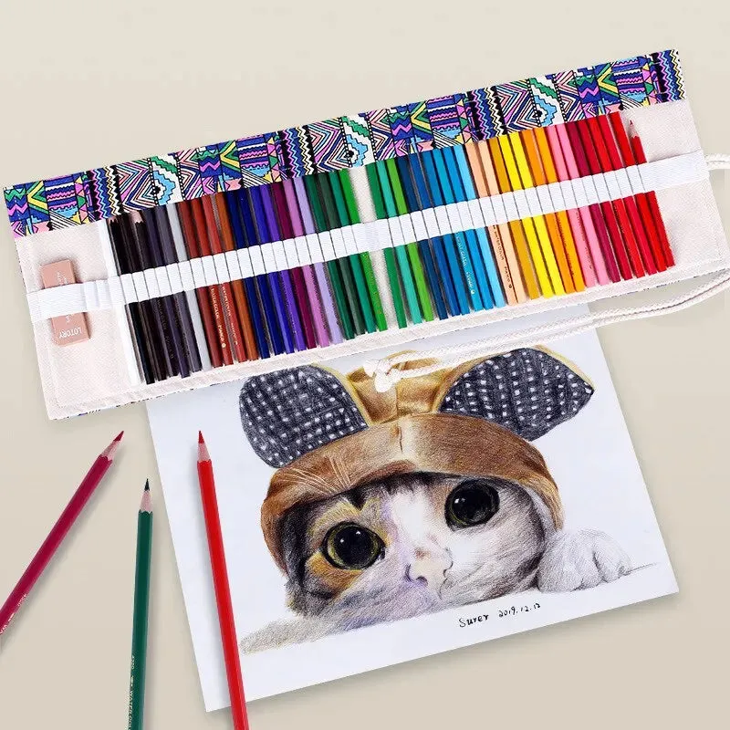Kids Colored Kawaii Pen/Pencil Case with 48 Holes