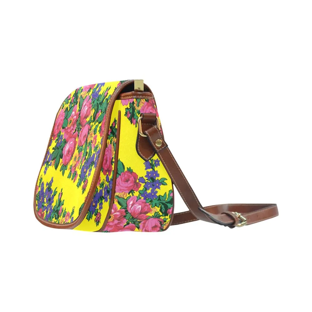 Kokum's Revenge-Yellow Saddle Bag/Small