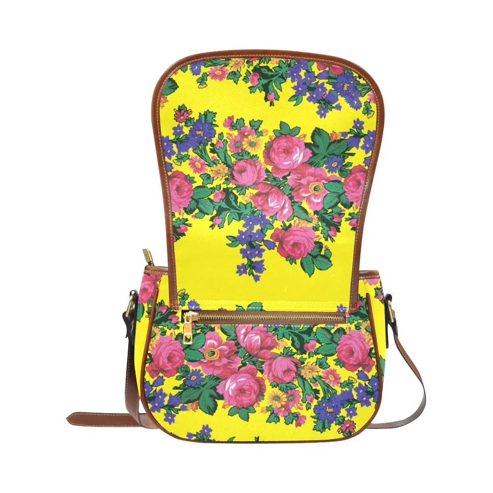 Kokum's Revenge-Yellow Saddle Bag/Small