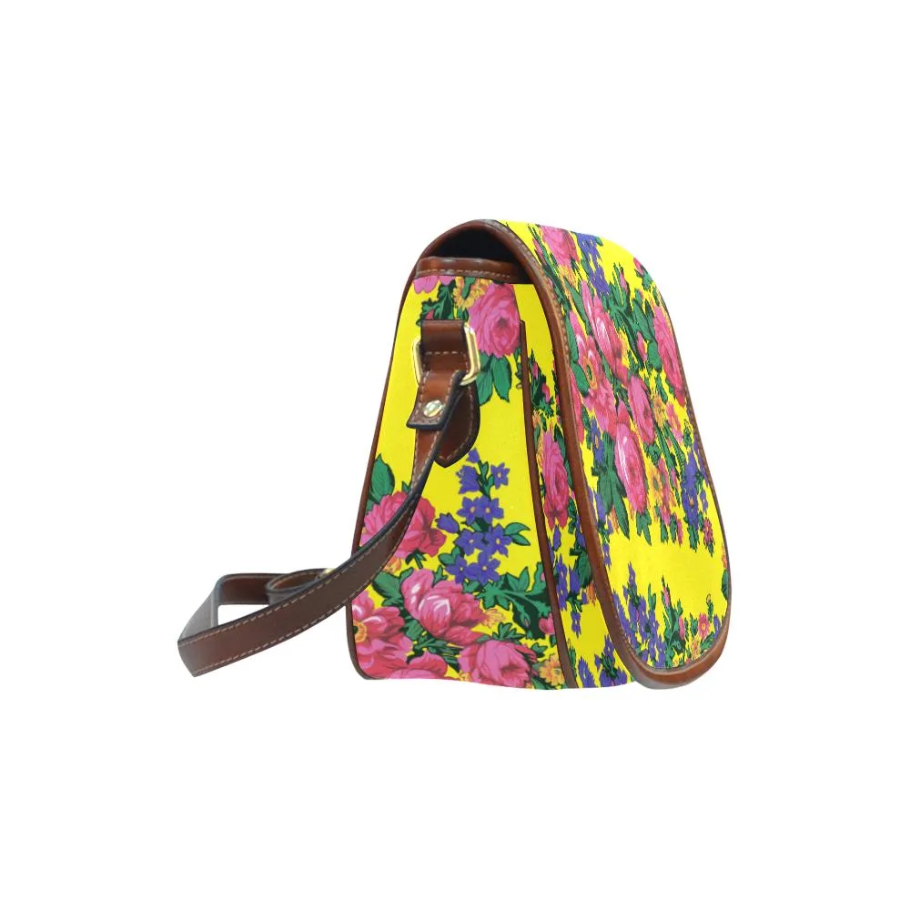 Kokum's Revenge-Yellow Saddle Bag/Small