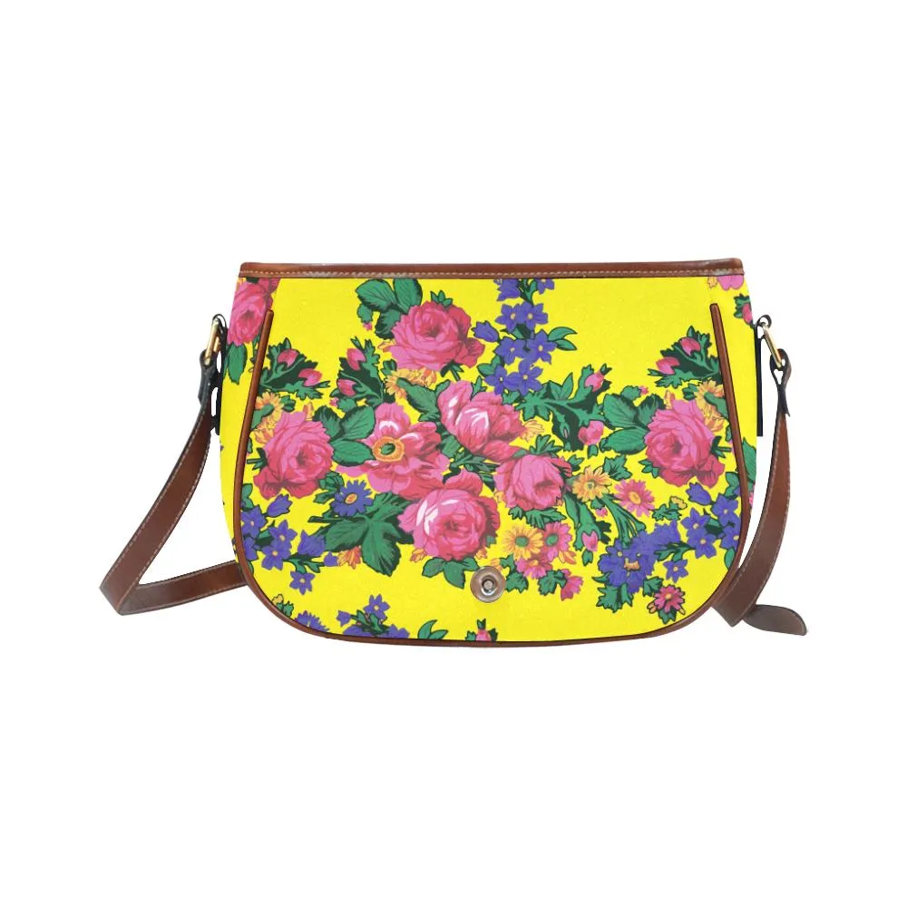 Kokum's Revenge-Yellow Saddle Bag/Small