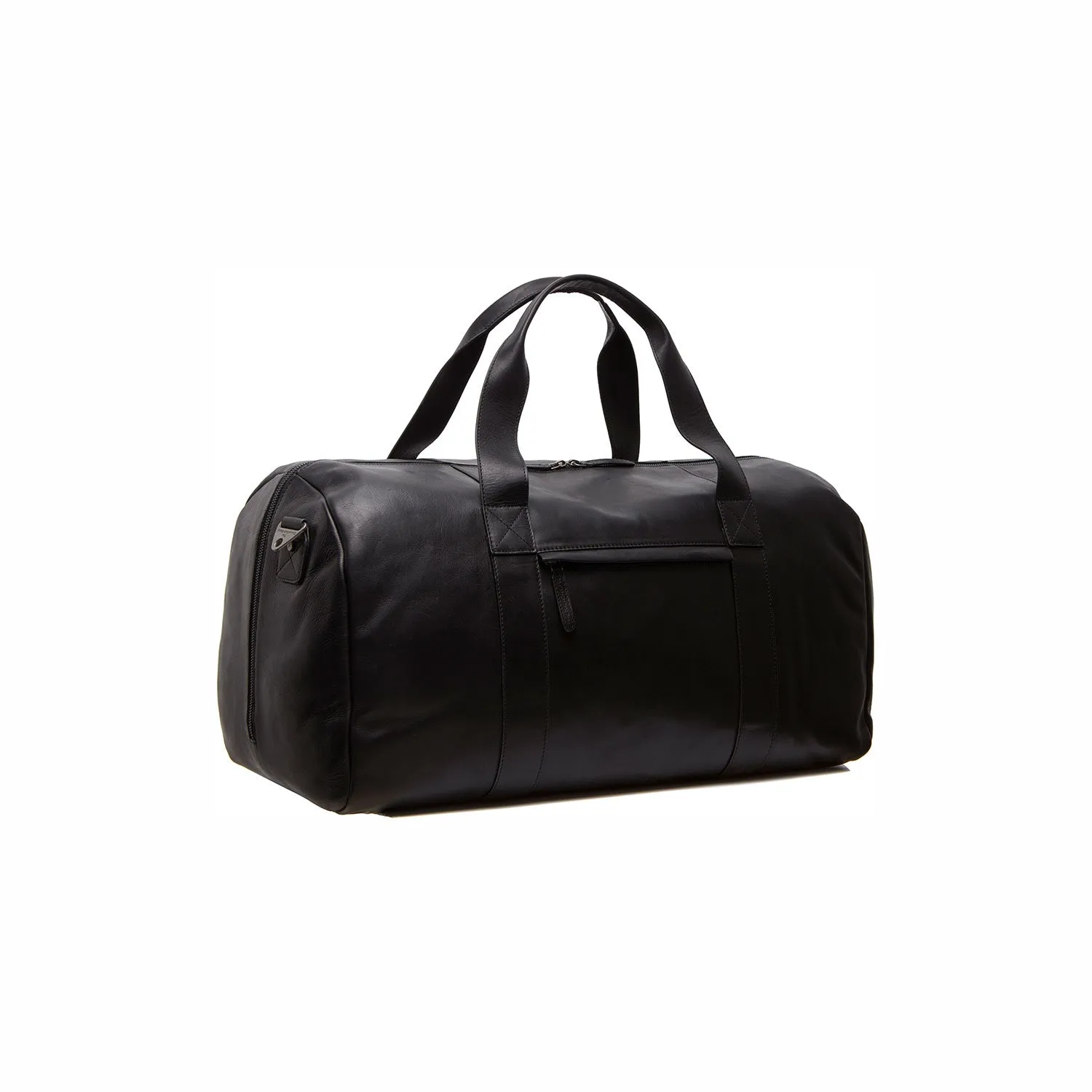 Leather Weekend Bag Black Hudson