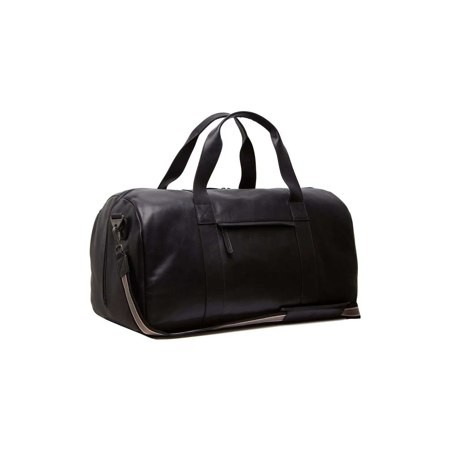 Leather Weekend Bag Black Hudson