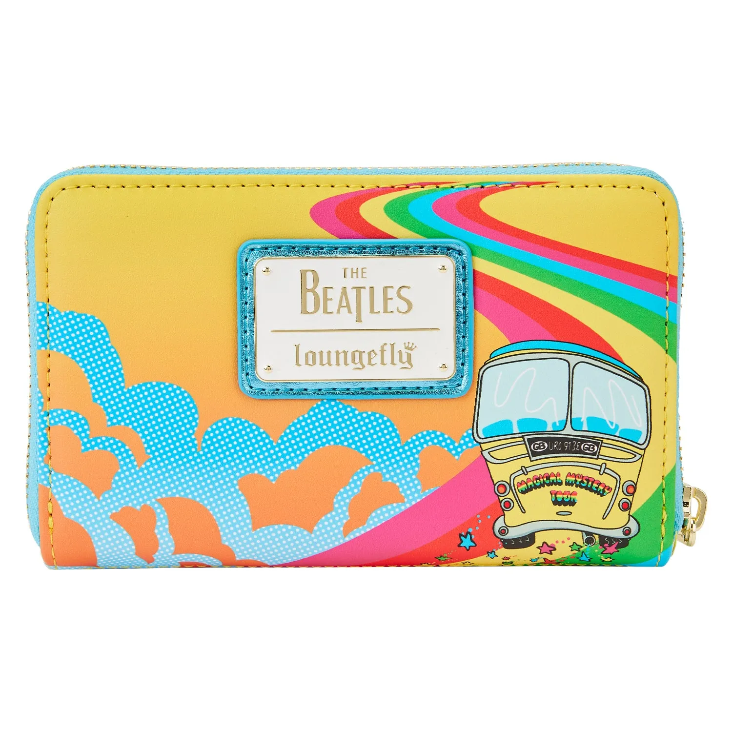 LF The Beatles Magical Mystery Tour Bus Ziparound Wallet