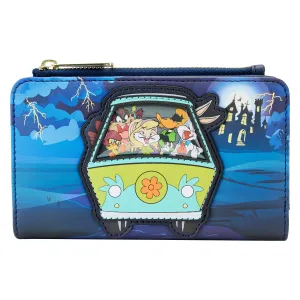 LF WB 100th Anniversary Looney Tunes Scooby Mash Up Flap Wallet
