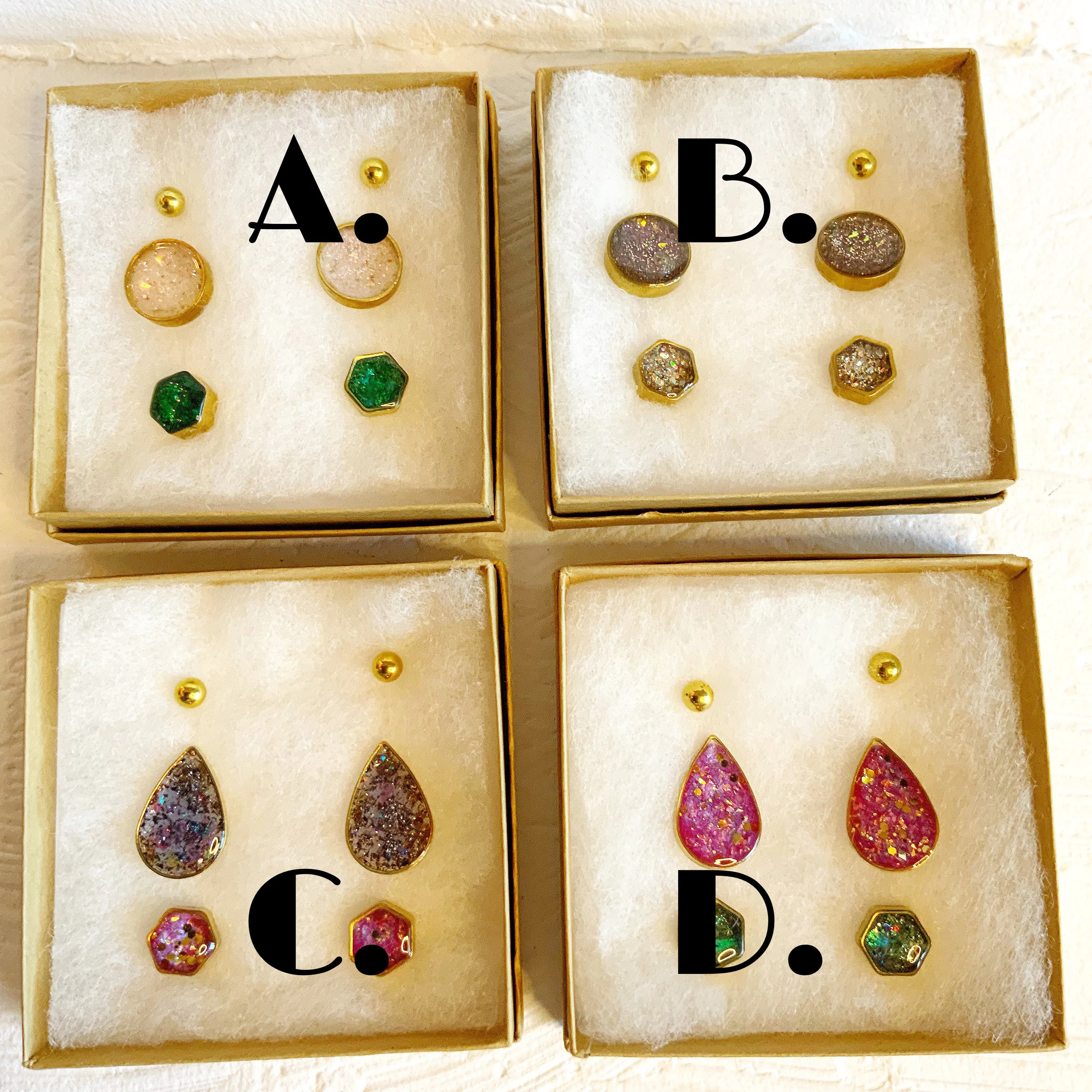 Limited Edition Galaxy Stud Packs: Multiple OPtions