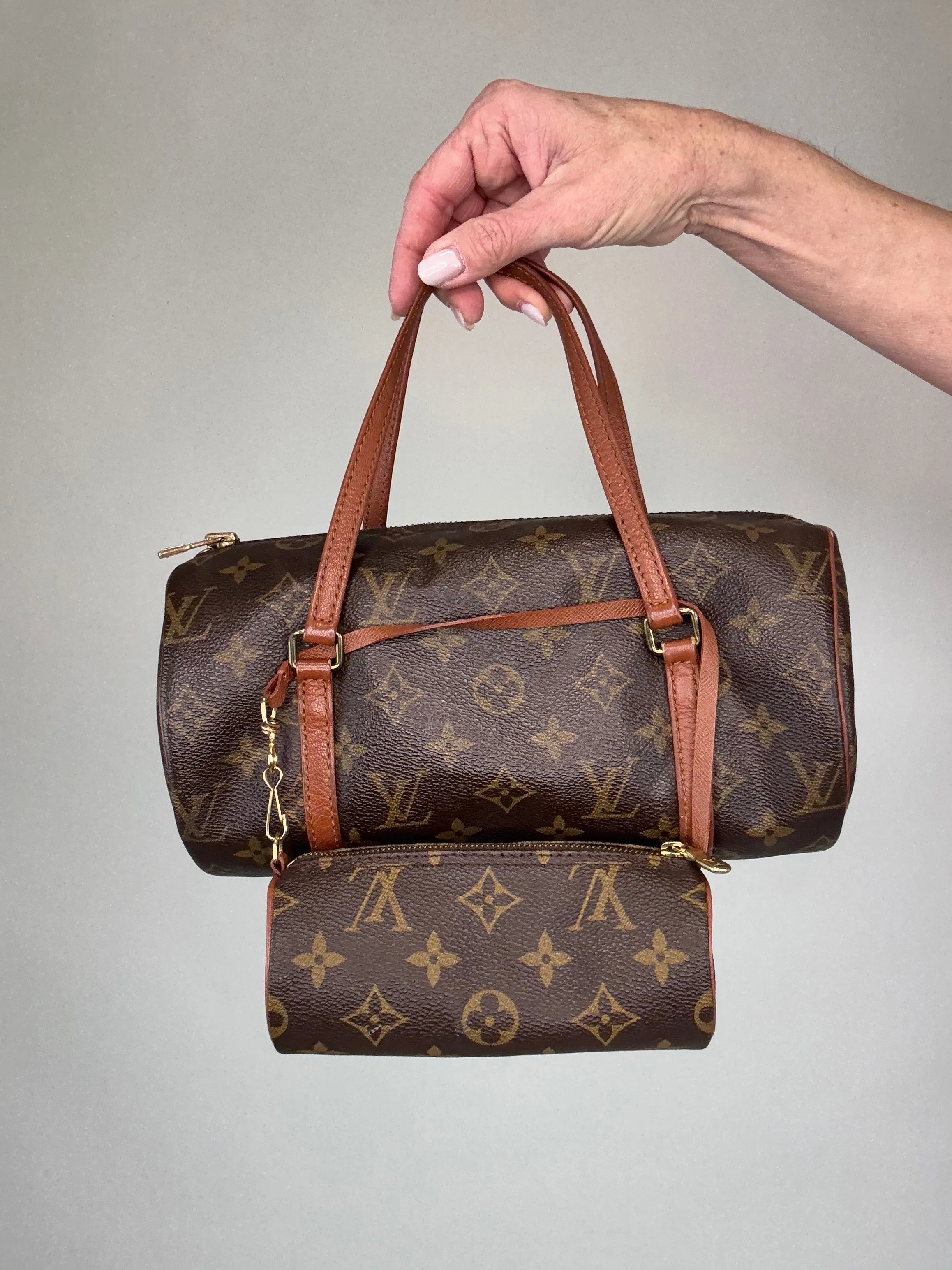 Louis Vuitton Papillon 26 Monogram With Baby Bag