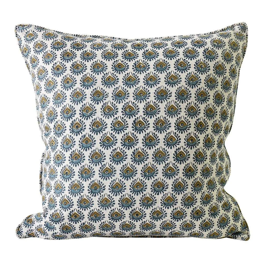 Lyon Tobacco Linen Cushion