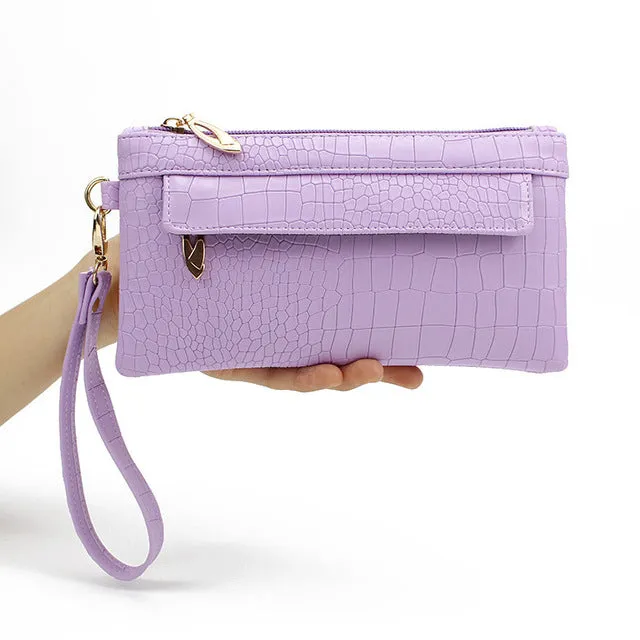 Mara's Dream Candy Color PU Leather Women Bag Day Clutches Women Envelope Bag Clutch Evening Bag Female Handbag Wristlets Bags