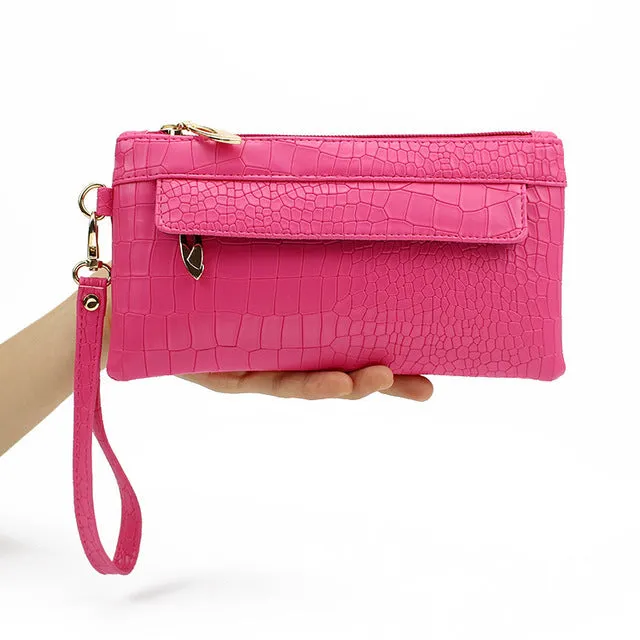 Mara's Dream Candy Color PU Leather Women Bag Day Clutches Women Envelope Bag Clutch Evening Bag Female Handbag Wristlets Bags