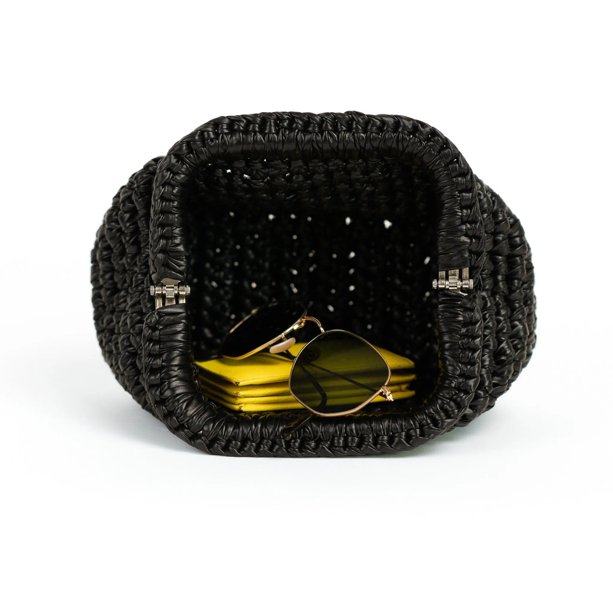 Metallic Fluo Green Clutch