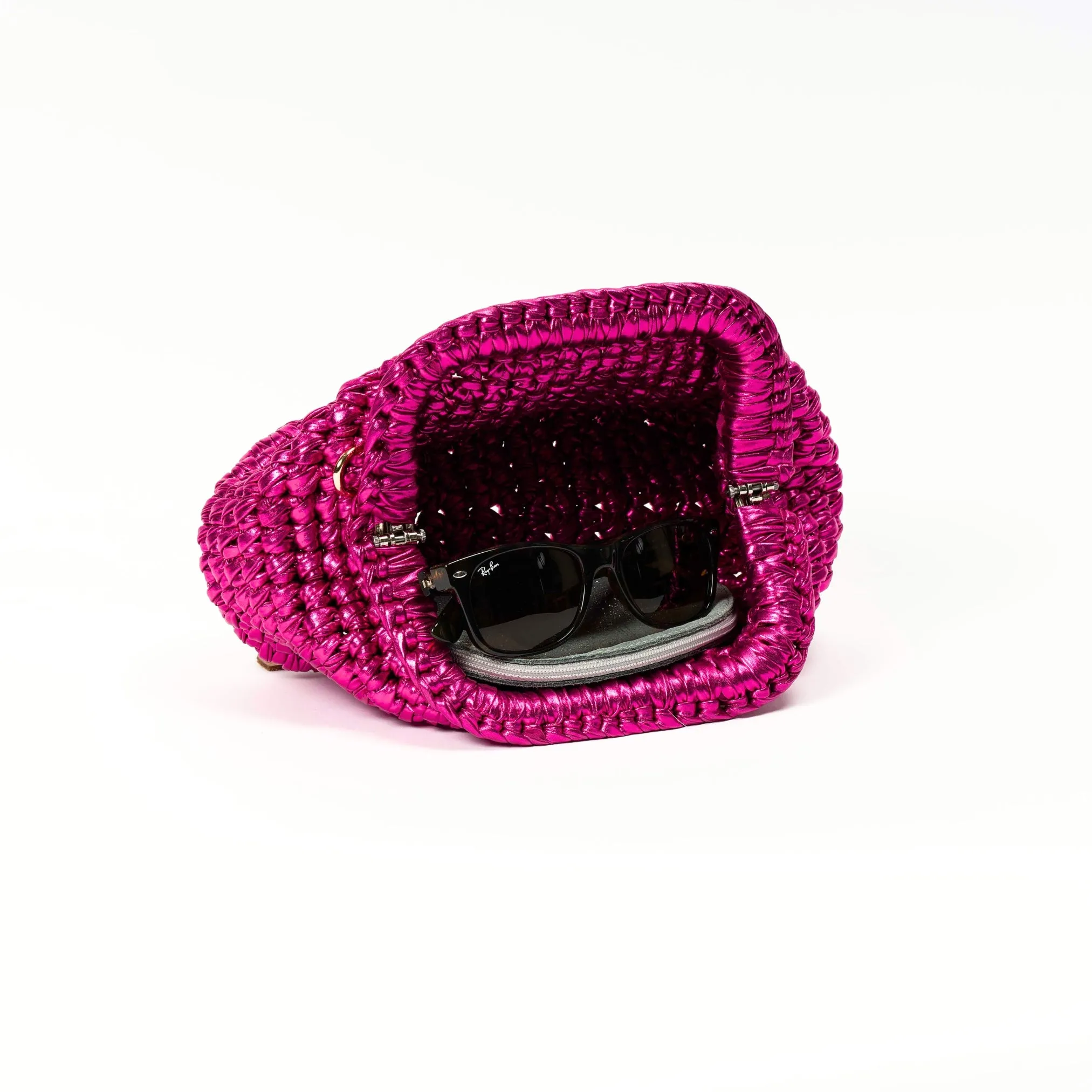 Metallic Fluo Green Clutch