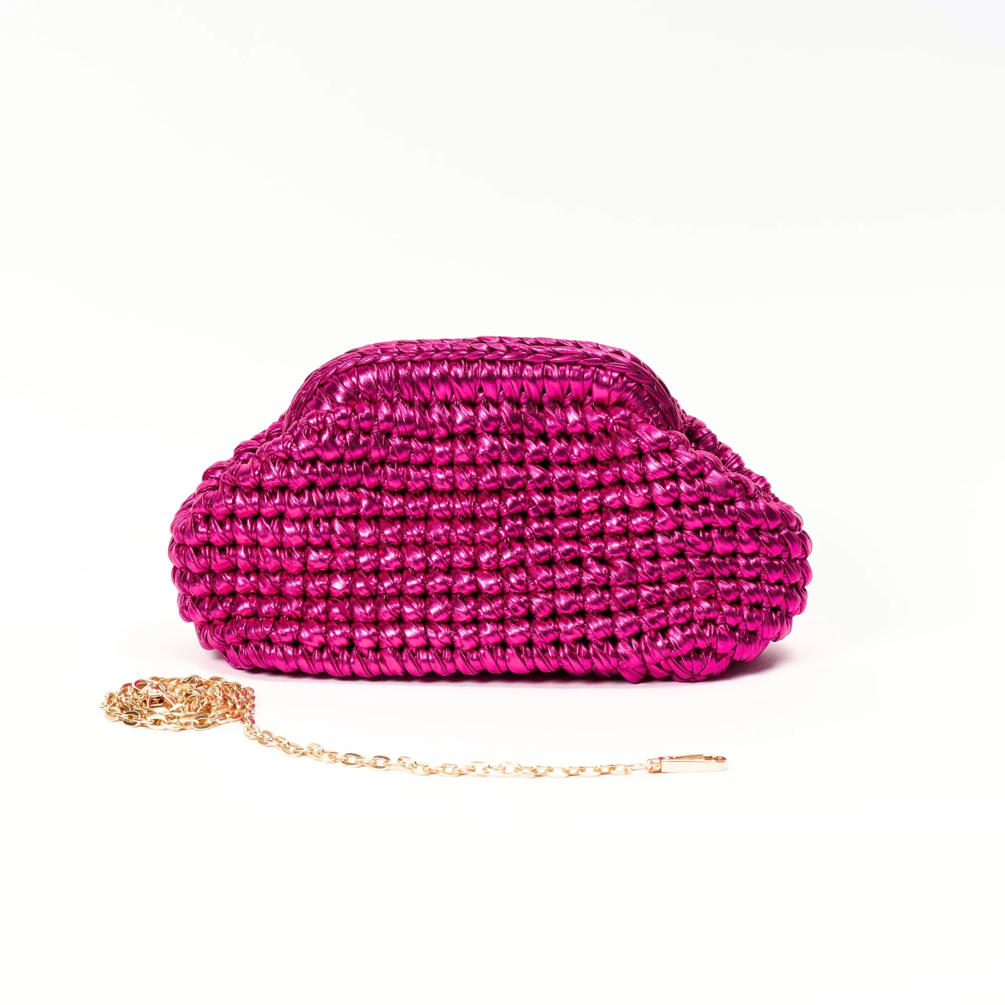 Metallic Fluo Green Clutch