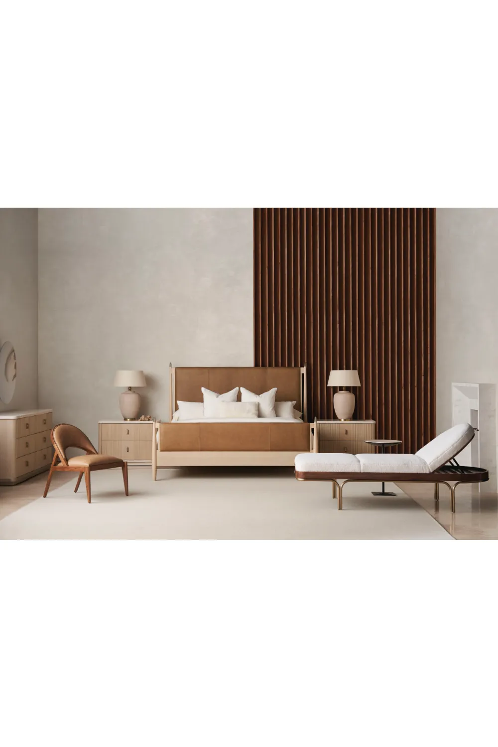 Modern Reclining Chaise Lounge | Caracole Rhythm