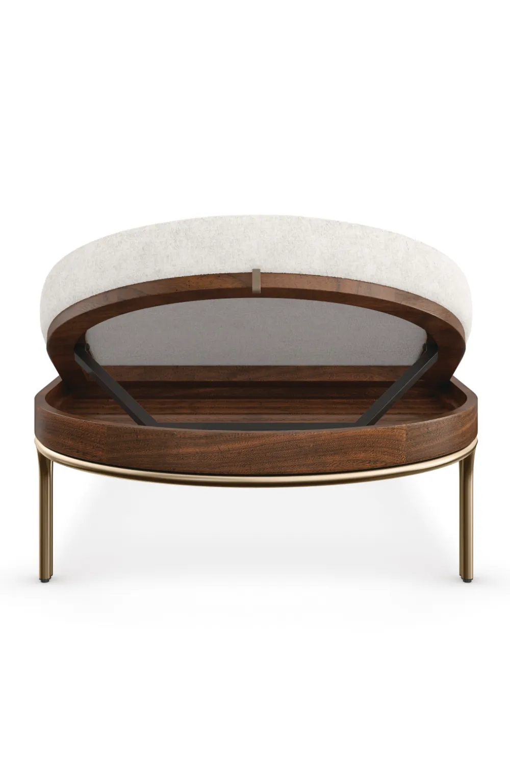 Modern Reclining Chaise Lounge | Caracole Rhythm
