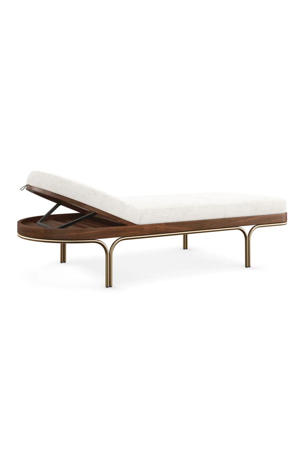 Modern Reclining Chaise Lounge | Caracole Rhythm