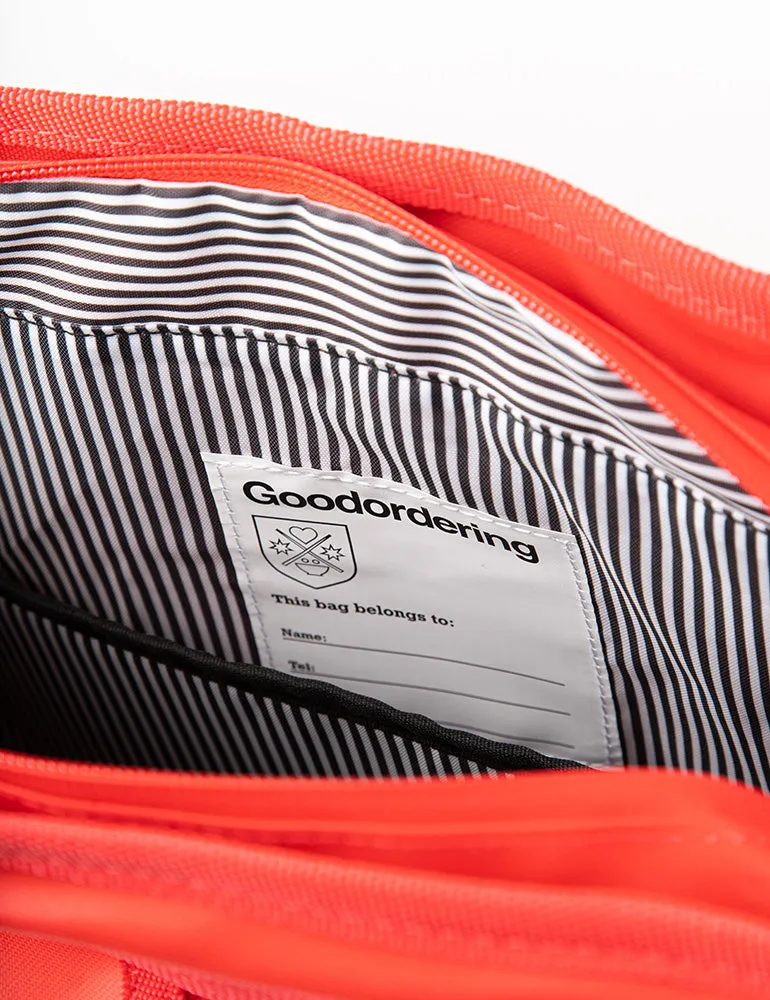 Monochrome Market Shopper Pannier Red