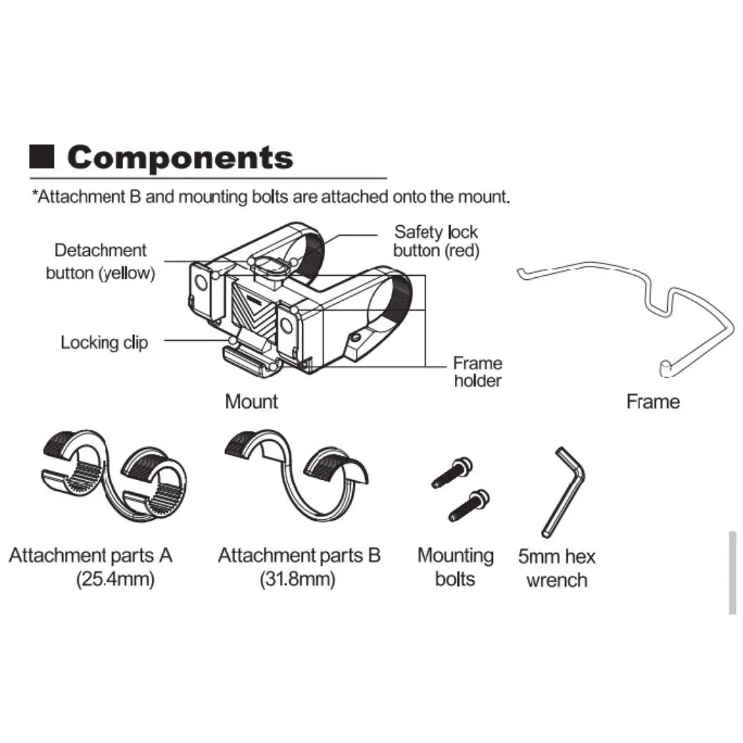 Montbell Front Bag Mount
