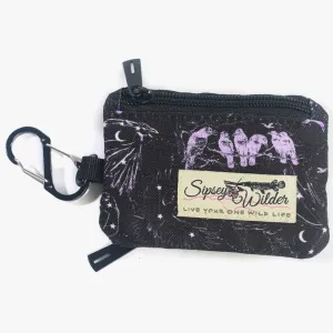 Mystic Murder Crows Clip Wallet